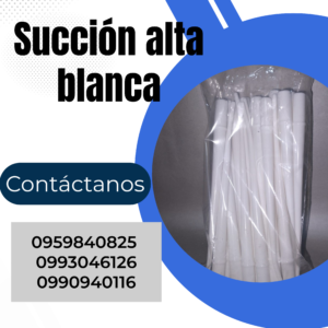 Succión alta blanca